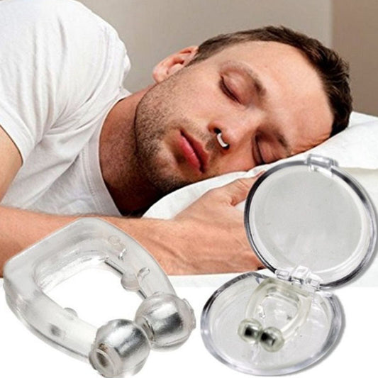 Mini pince-nez magnétique anti-ronflement en silicone