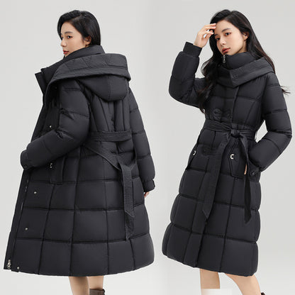 Mid-length Fashionable Elegant Slim-fit Women's Coat