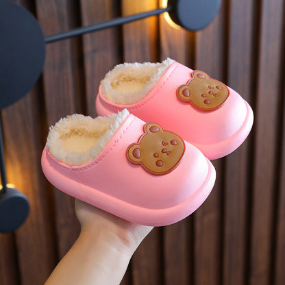 Pantoufles doublé très chaude pour bébé tellement cute et cozy