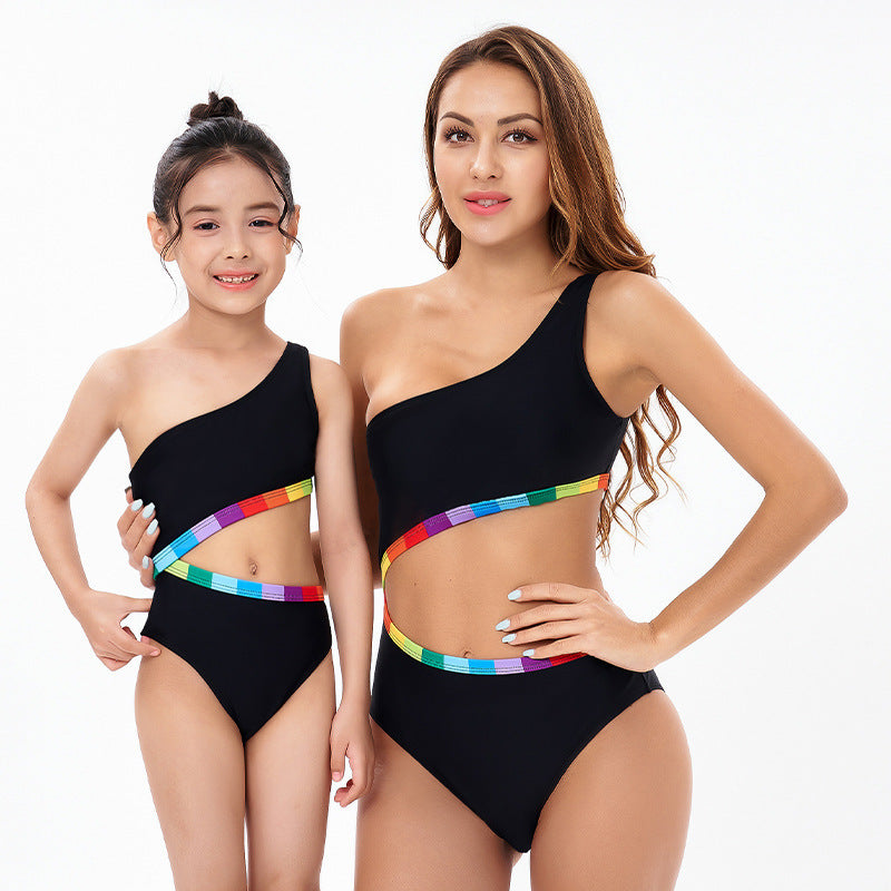 European And American Swimsuit Women's Parent-child Mermaid