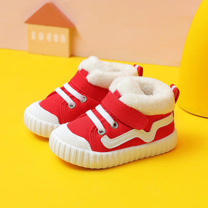 Chaussures d'hiver chaudes en coton pour tout-petits très cozy