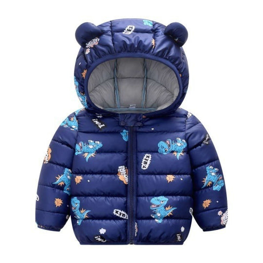 Vêtements pour enfants, veste en coton à motif dinosaure pour enfants