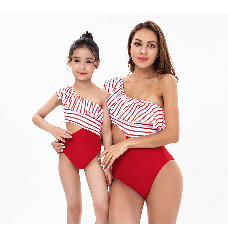 European And American Swimsuit Women's Parent-child Mermaid