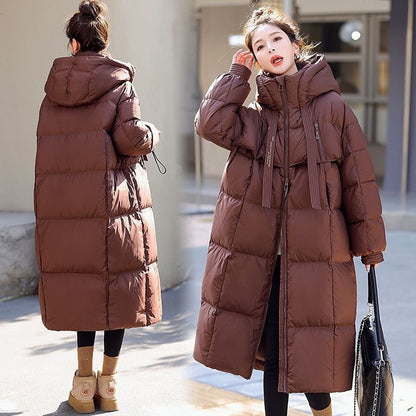 Women's Long Overknee Thickened Down Cotton-padded Coat
