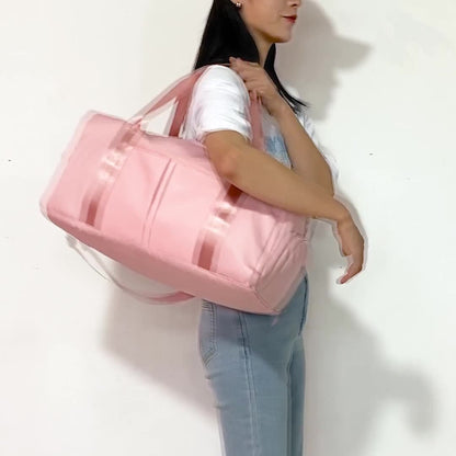 Sac de voyage de sport, sac de sport imperméable pour femmes et hommes, sac de week-end de natation, sac à bandoulière de sport