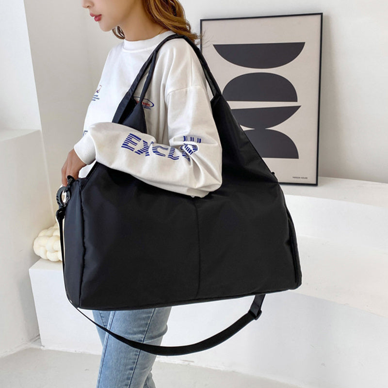 Sac de yoga pour femme, sac de sport, de fitness, séparation sèche et humide, grande capacité de rangement, sacs de voyage, peut contenir des tapis de yoga
