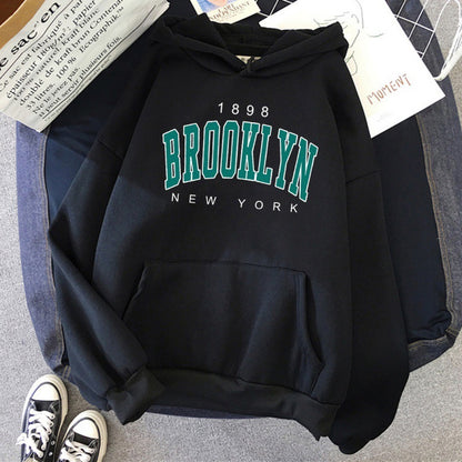 Sweat à capuche imprimé Brooklyn New York 1898