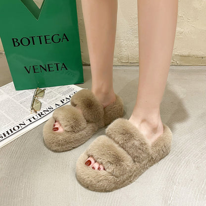 Chaussons moelleux pour femmes, pantoufles de chambre moelleuses