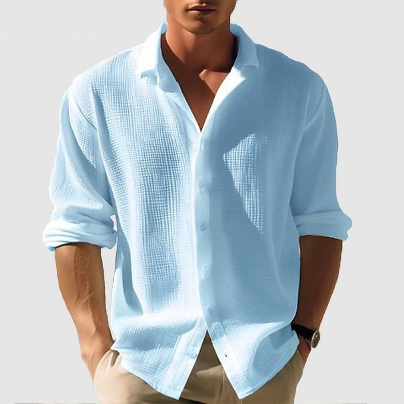 Hauts à manches longues et boutonnage simple pour homme