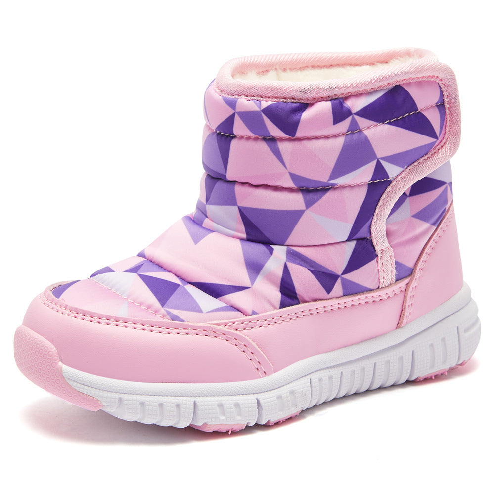 botte hiver double pour enfants confortable et chaude