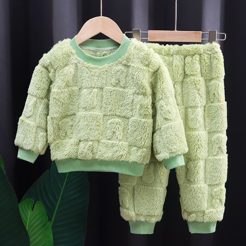 Nouveau pyjama de couleur unie de style coréen