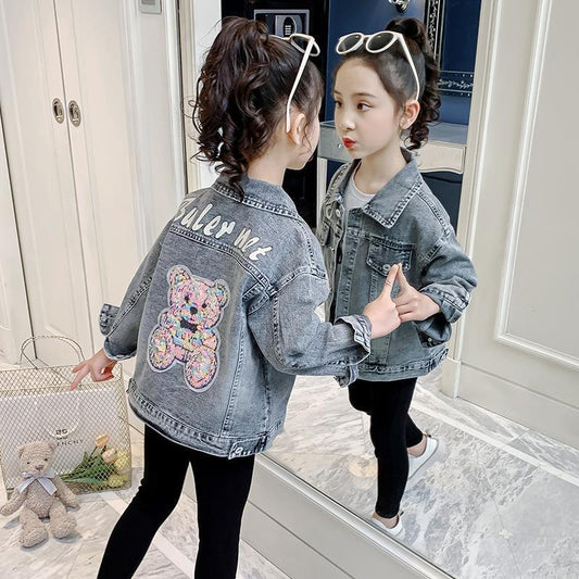 Veste de dessin animé Vêtements Enfants Hauts en jean