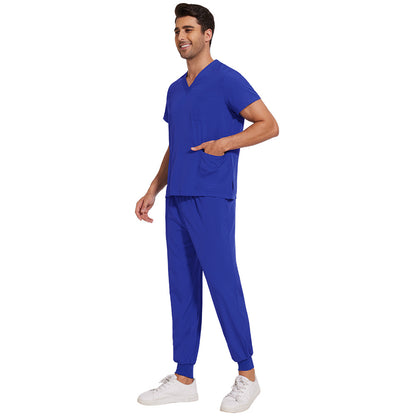 Mens Quick-Drying Comfortable And Stretchy Scrubs Set For Work