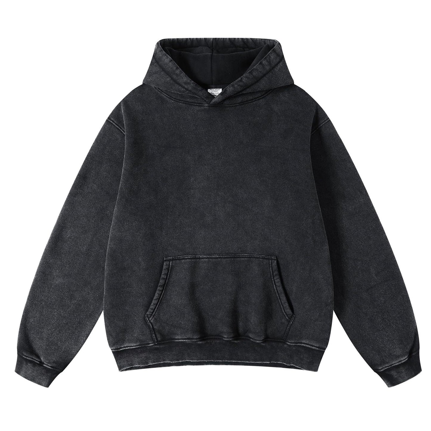 Men's Loose Casual Solid Color Hooded Sweatshirt
