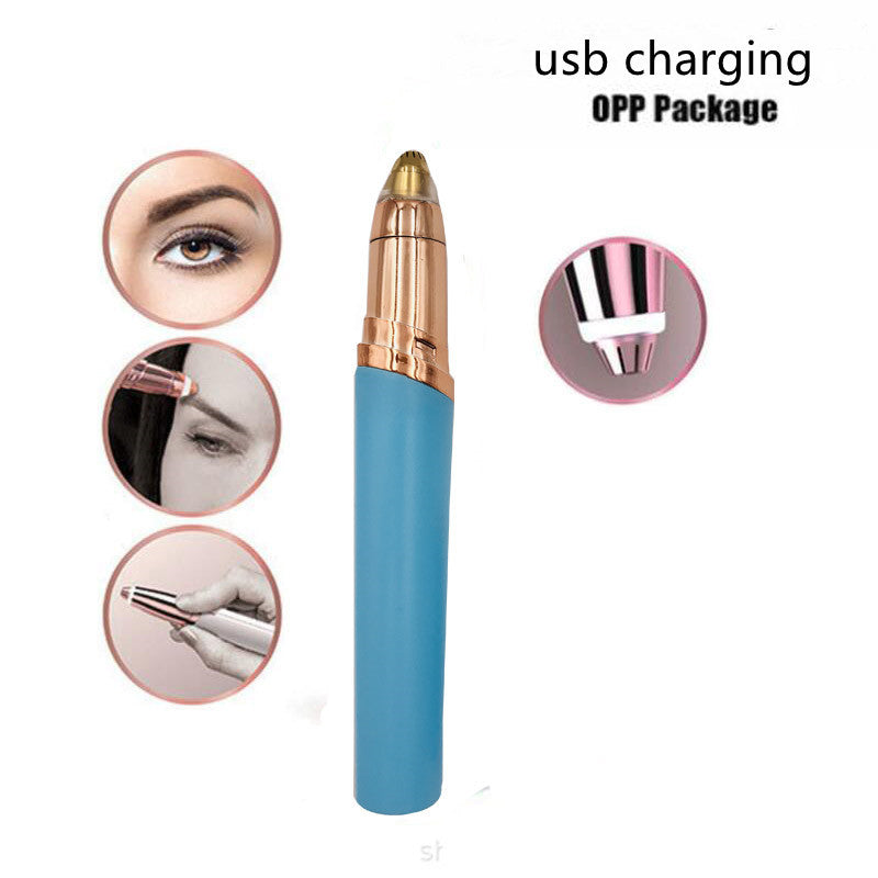 Épilateur de sourcils Maquillage professionnel complet – tondeuse à sourcils pour visage, taille-bordures pour sourcils, maquillage et mise en forme des sourcils pour femme