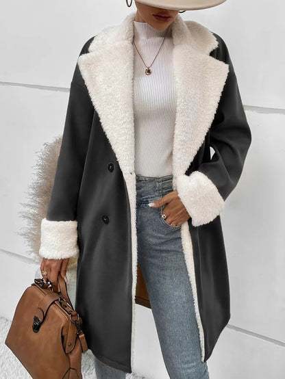 Manteau en laine pour femme très classe cozy et chaud