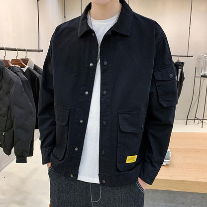 Vêtements décontractés pour hommes, manteau d'automne tendance coréenne