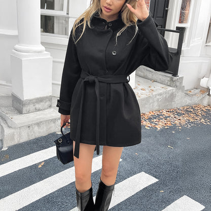 Women's Long Sleeve Sweater Overcoat Coat