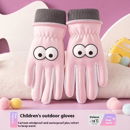 Gants Automne-hiver pour enfants Résistantes à l'eau, chaudes