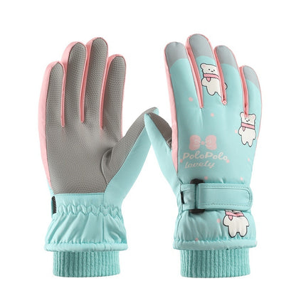 Gants pour Enfants avec Motifs Oursons Plusieurs choix de couleurs