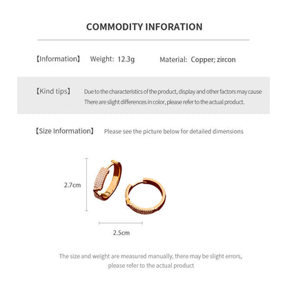 Petite boucle d'oreille délicat a clipe
