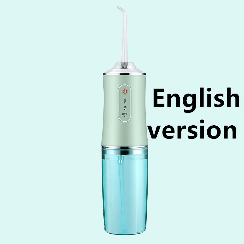 Hydropulseur dentaire portable rechargeable USB, jet d'eau 240 ml, nettoyeur de dents. Présentation
Caractéristiques de l'hydropulseur