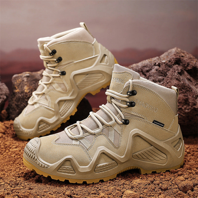 Chaussures tactiques montantes  très bonne semelle.