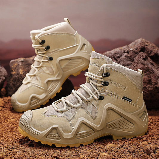 Chaussures tactiques montantes  très bonne semelle.