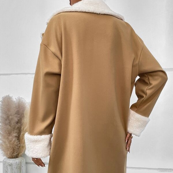 Manteau en laine pour femme très classe cozy et chaud