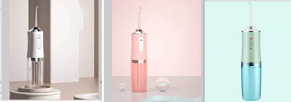 Hydropulseur dentaire portable rechargeable USB, jet d'eau 240 ml, nettoyeur de dents. Présentation
Caractéristiques de l'hydropulseur