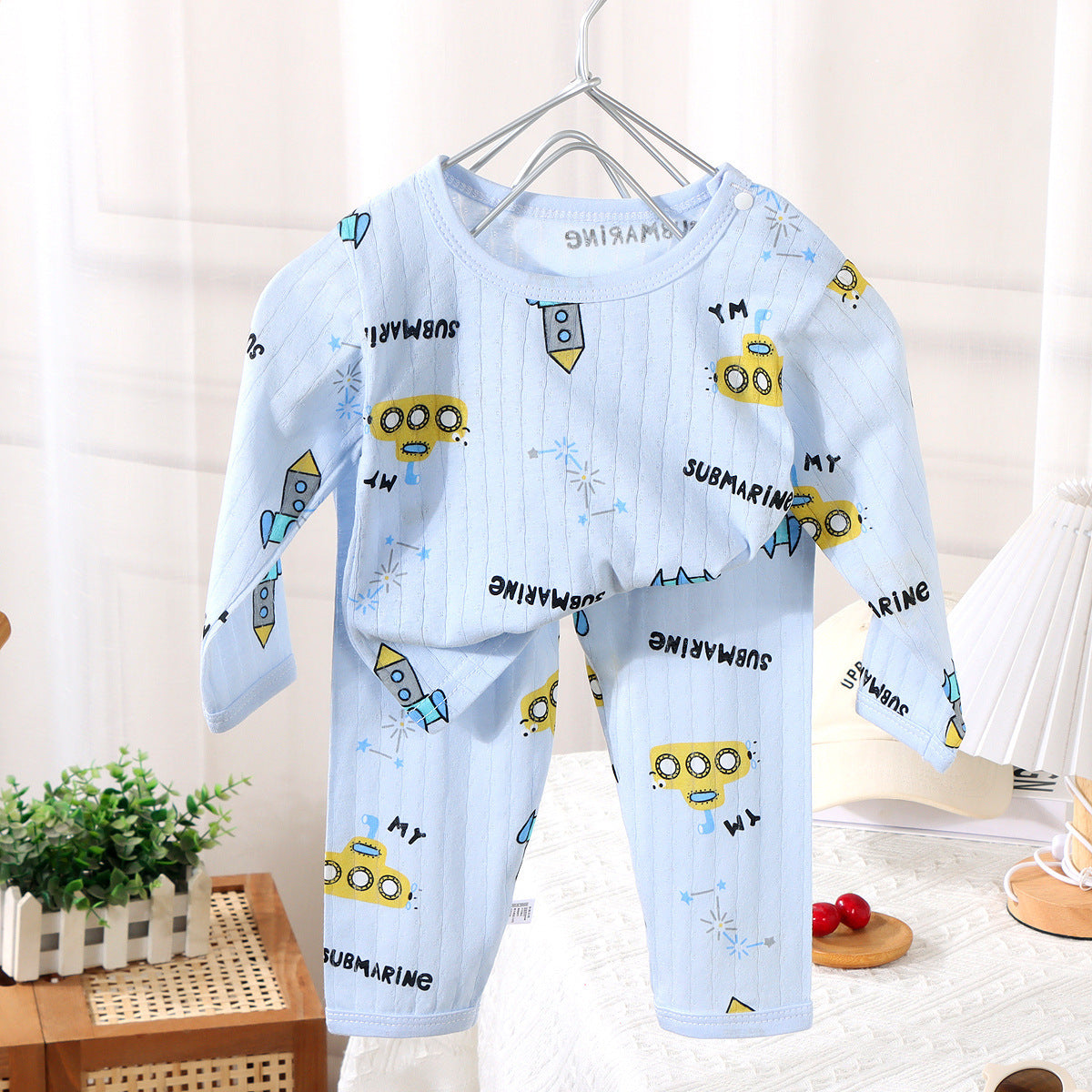 Ensemble pyjama en coton pour bébé