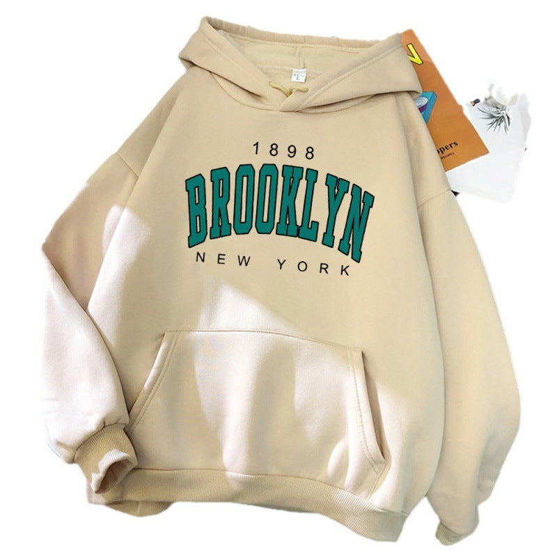 Sweat à capuche imprimé Brooklyn New York 1898