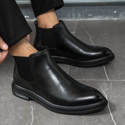 Bottes chaude à bout pointu avec style grande taille mode pour homme