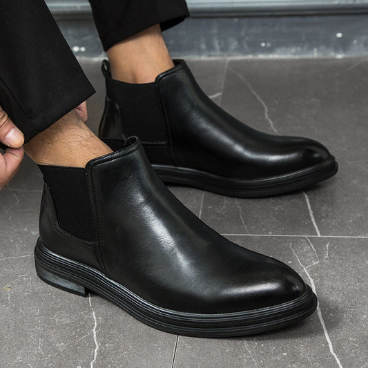 Bottes chaude à bout pointu avec style grande taille mode pour homme